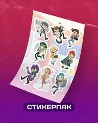 Акриловый стенд «13 карт. Федор и Клоны» (С автографом Федора Нечитайло)