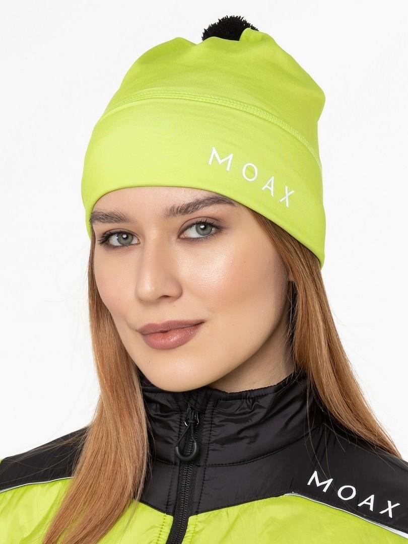 Лыжная шапка Moax Tauri Stretch лайм - 7