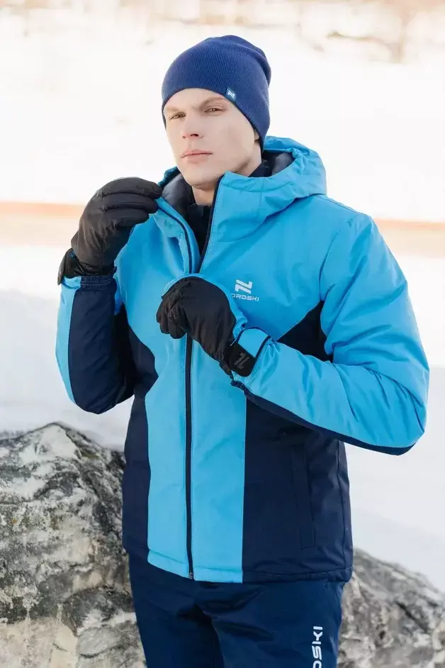 Мембранные перчатки Nordski Arctic Membrane black-aquamarine - 4