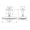 Hansgrohe Raindance Select E 27384000 Душ верхний 30х16 см 2 режима