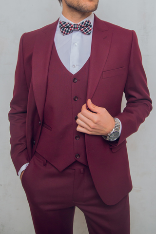 Костюм мужской - тройка Slim Fit SLAVASIO 02/455