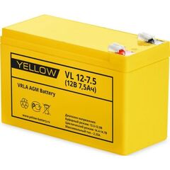Аккумулятор YELLOW VL 12-7.5