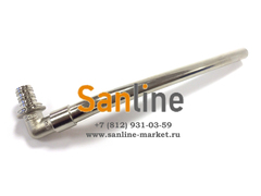 Трубка L-обр 16х15 L-750мм Sanline Classic подкл радиатора Арт.74016-750-MX (34016-750)