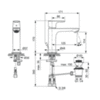 Ideal Standard Connect Air A7012AA Смеситель для раковины однорычажный с донным клапаном