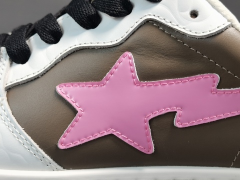 Bape Sk 8 Sta 'White/Brown/Pink' 