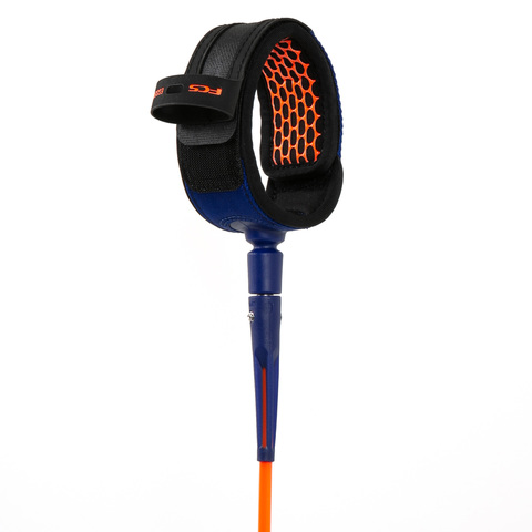 FCS 7' All Round Essential Leash Blood Orange/Navy