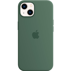 Силиконовый чехол с поддержкой MagSafe Apple Silicone Case для iPhone 13, Eucalyptus (Эвкалипт)