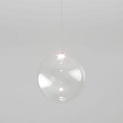 Подвесной светодиодный светильник 50230/1 LED хром/прозрачный