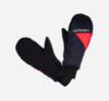 Теплые лыжные варежки Nordski Arctic WS black-red - 1