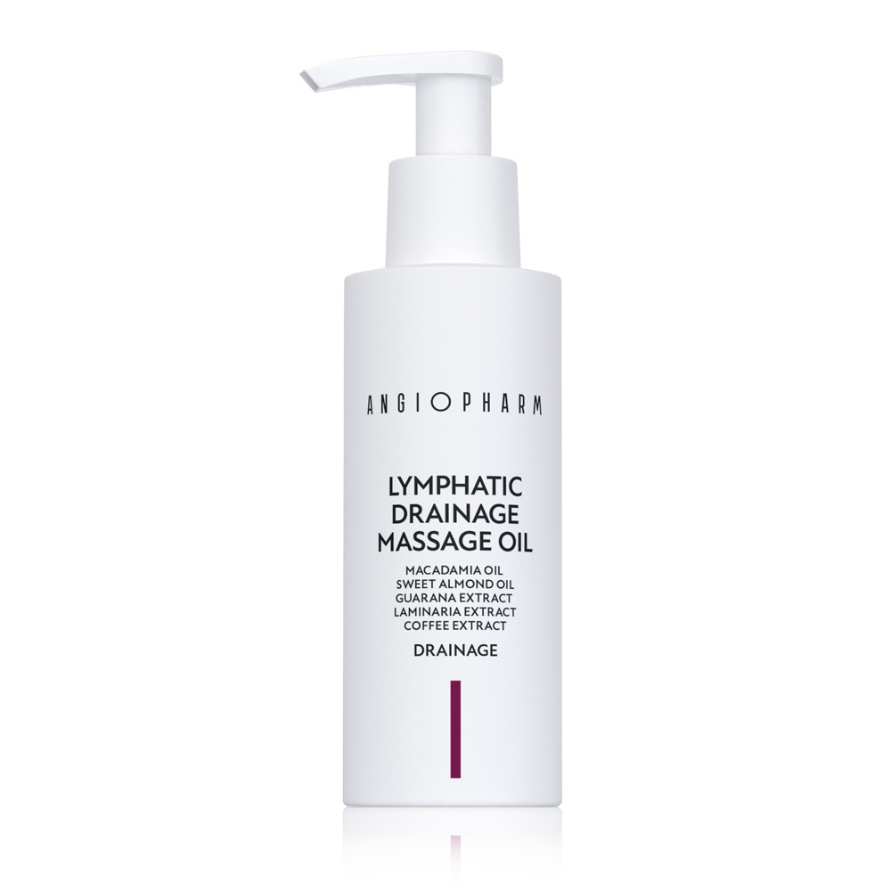 Масло лимфодренажное массажное для лица ANGIOPHARM Lymphatic Drainage Massage Oil 100мл