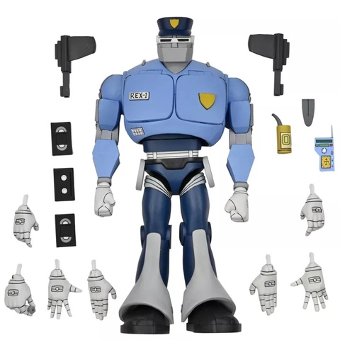 Коллекционная фигурка NECA Ultimate TMNT: Squad Rex-1 (From Files Of Pizza)