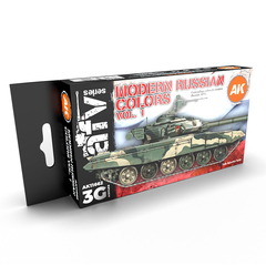 Набор акриловых красок GEN3 AK Interactive - MODERN RUSSIAN COLOURS VOL. 1