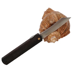 Фото Складной нож Nagao Higonokami Natural wood, 80мм, сталь VG10, рукоять Ebony wood