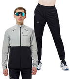 Беговой костюм Nordski Pro Energy Running Light Grey/Black мужской