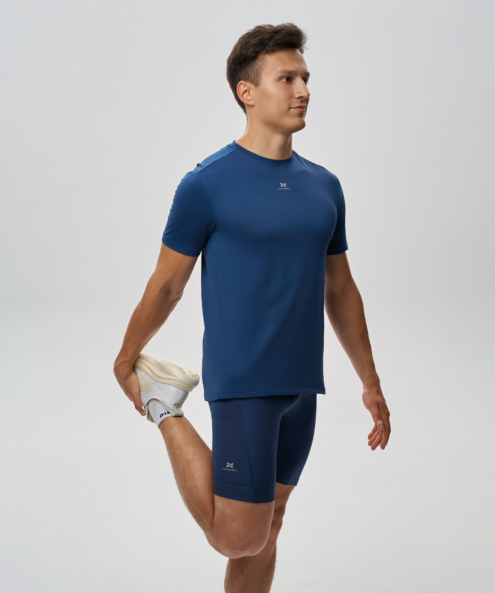 Мужской комплект для тренировок Nordski Run 2.0 dark denim-titan - 3