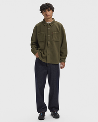 Рубашка утепленная мужская LEVI'S SHERPA SOFT WORKER OLIVE NIGHT SHERPA