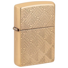 Фото Зажигалка ZIPPO Armor® с покрытием High Polish Brass, латунь/сталь, золотистая, 38x13x57 мм
