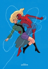 Открытка "Spider-Man: Blue Valentine"