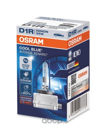Лампа ксеноновая D1R OSRAM XENARC COOL BLUE INTENSE 1 шт. 66150CBI Лампа ксеноновая D1R OSRAM XENARC COOL BLUE INTENSE 1 шт. 66150CBI