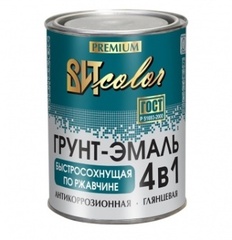 Грунт-эмаль по ржавчине 4в1 голубая быстросохнущая ВИТ 1,8кг