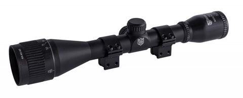 ПРИЦЕЛ NIKKO STIRLING СЕРИИ MOUNTMASTER 4X40 AO, HALFMIL-DOT, БЕЗ ПОДСВЕТКИ, 2 КОЛЬЦА 11ММ