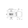 Delabie 406000 Трансформатор 230/12V, без блока, для монтажа на DIN рейку