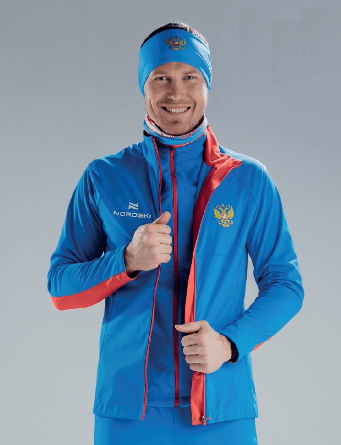 Nordski Elite RUS разминочная куртка мужская