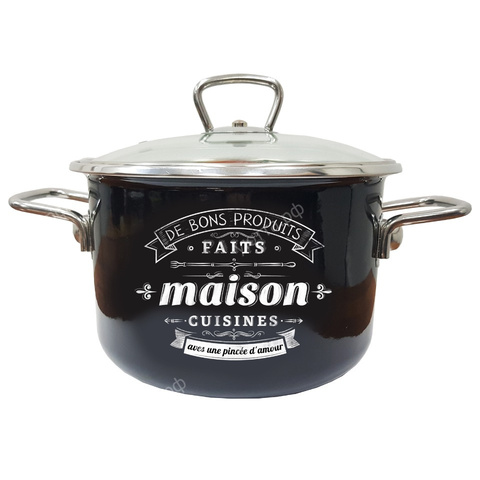 Кастрюля Appetite Maison эмалированная, 5,5 л - купить