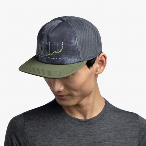 Картинка кепка Buff Explore Trucker Cap Bonsy Terracotta - 3