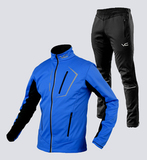 Утеплённый лыжный костюм 905 Victory Code Dynamic A2 Blue без лямок мужской