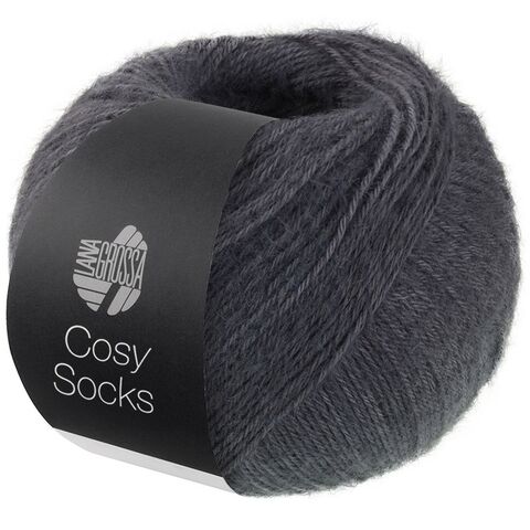 Пряжа Lana Grossa Meilenweit 100 Cosy Socks 07 серый меланж