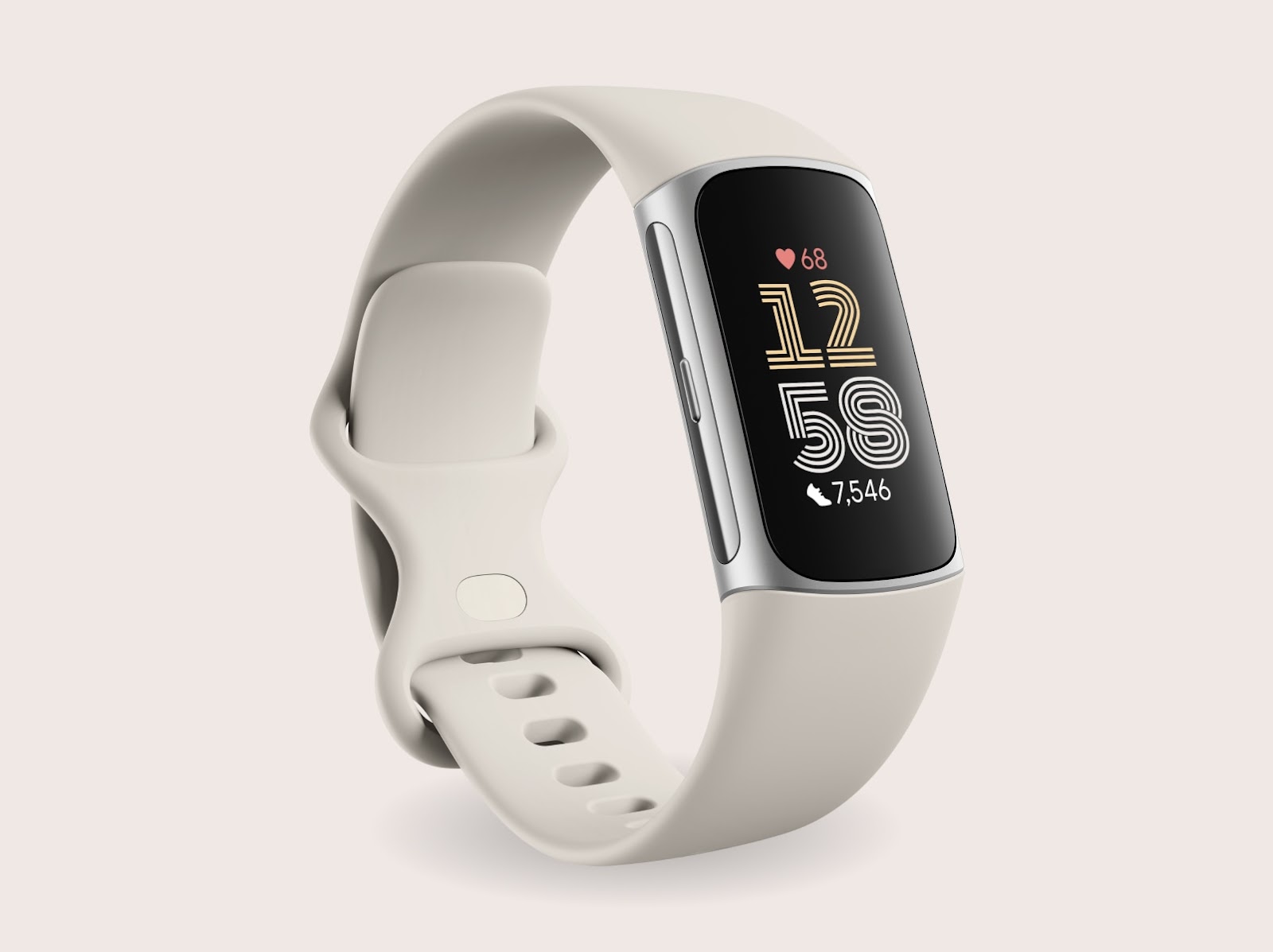 Fitbit Charge 6 Porcelain / Silver