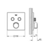 GROHE SmartControl Mixer 29148000 Термостат для душа встраиваемый на 2 потребителя