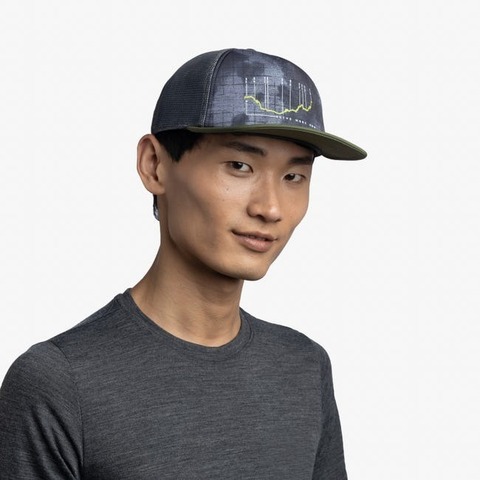 Картинка кепка Buff Explore Trucker Cap Bonsy Terracotta - 4