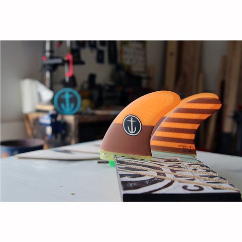 Плавники CAPTAIN FIN CF Thruster Large (Single Tab), компл. из трех, L