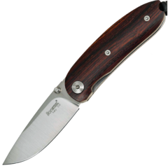 Фото Складной нож Lionsteel Mini, сталь D2, рукоять дерево, коричневый