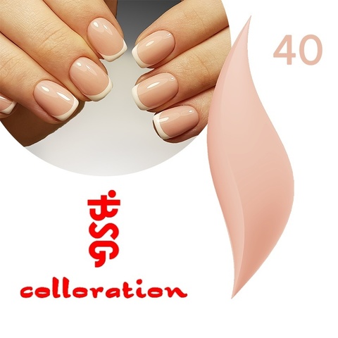 BSG Colloration, №40 Деликатный бежево-розовый купить за 650&nbsp;руб