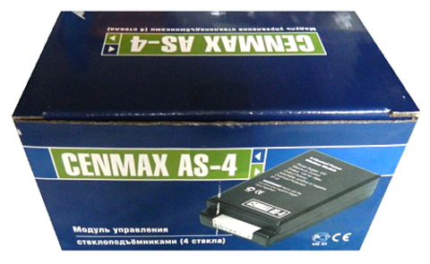 Модуль управления стеклоподъемниками на 4 стекла Cenmax AS-4 Модуль управления стеклоподъемниками на 4 стекла Cenmax AS-4