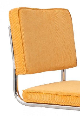 Стул Zuiver Ridge Kink Rib - yellow - 1100064