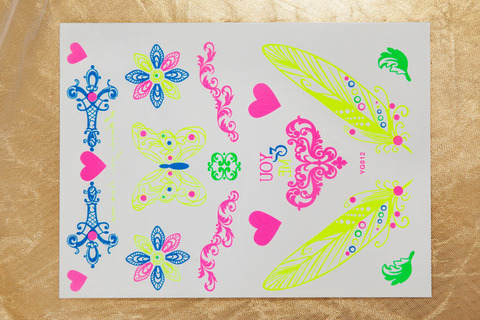 Флеш тату / Flash Tattoo детские №JG012 купить за 200&nbsp;руб