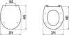 Creavit KC4060.00 Крышка дуропласт с микролифтом, цвет: белый (глянцевый)