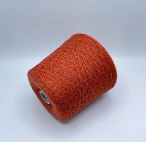 Cariaggi (пр.Италия) арт. Cashmere, 2/28 1400м/100гр,100% кашемир,цвет-Жженый апельсин(525/350), арт.34367
