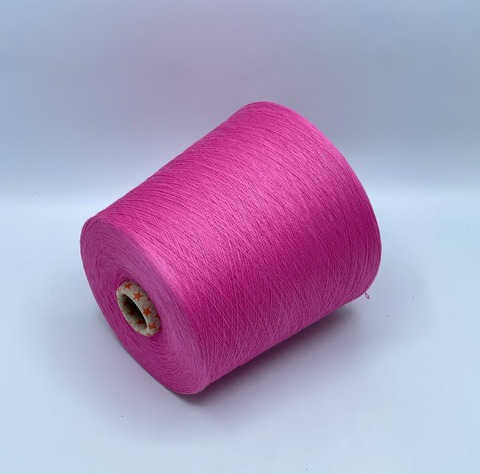 Бобинная пряжа,Cotton, 1693м. 100%Хлопок, Розовый(304), 39275