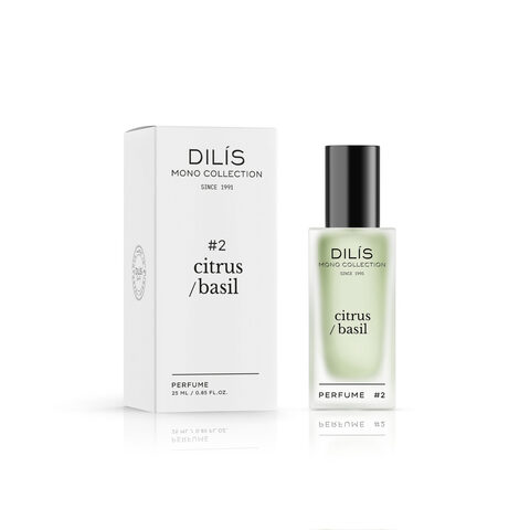Dilis Collection MONO Духи д/жен  #2 CITRUS - BASIL  (755) 25мл