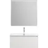 BelBagno UNO-800-1C-SO-BO База под раковину подвесная с фрезерованными ручками по всей длине фасада с одним выкатн. ящ., Bianco Opaco, 800x455x350