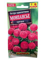 Астра Монпансье красная (Аэлита)