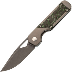Фото Складной нож Kizer Mini Militaw, сталь S45VN, рукоять титан/карбон