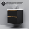 Am.Pm M85AFHX0552BM X-Joy. База под раковину. подвесная. 55 см. 2 ящика. черный матовый