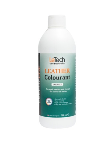 LeTech Expert Line Краска для кожи (Leather Colourant) Emerald, 500мл