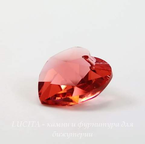 6202/6228 Подвеска Сваровски Сердечко Padparadscha (18х17.5 мм) ()